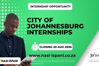 City of Johannesburg Social Development Internships 2026: R10,109.86/Month