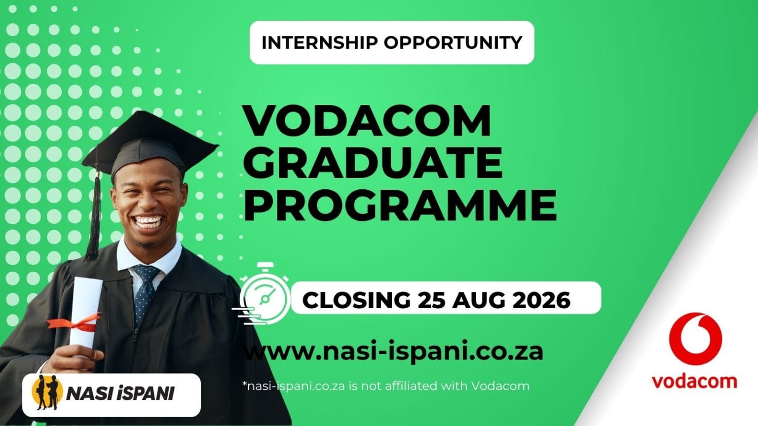 Vodacom Discover Graduate Programme 2027: 2-Year Leadership Programme