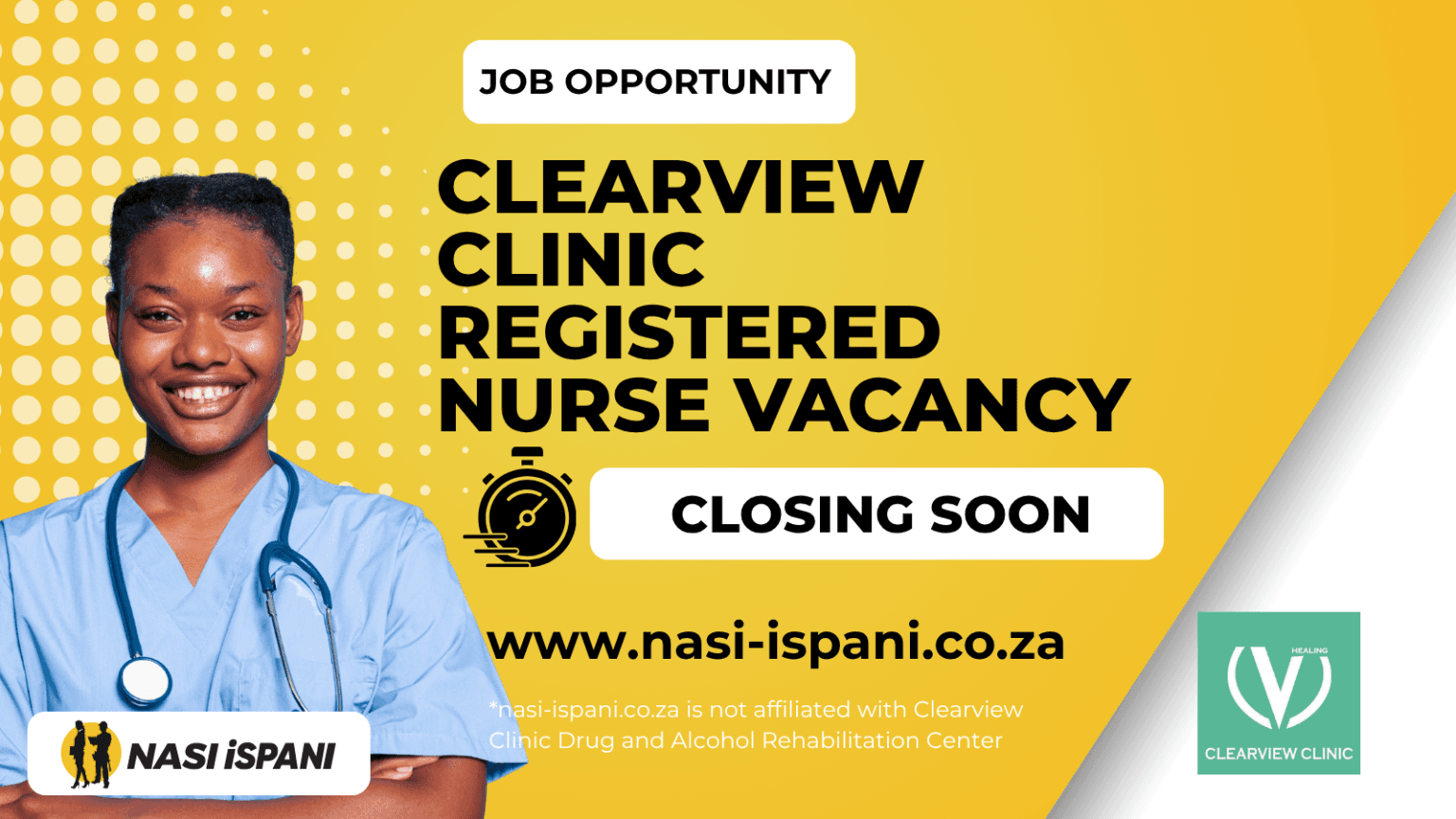 Clearview Clinic Registered Nurse Vacancy: Apply Before 31 August 2026