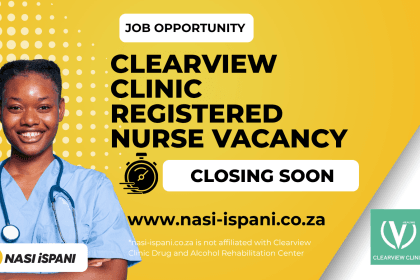 Clearview Clinic Registered Nurse Vacancy: Apply Before 31 August 2026
