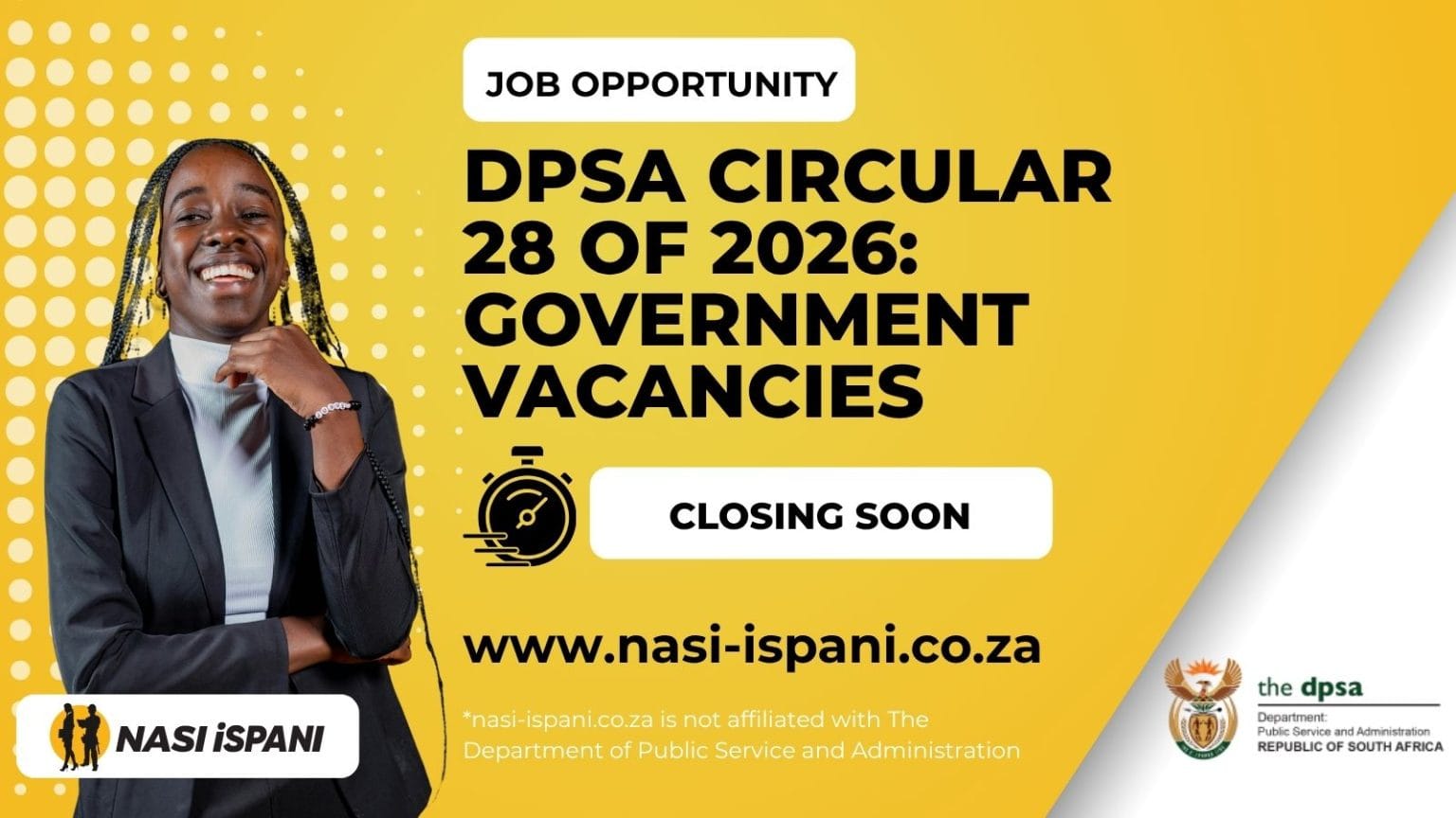DPSA Circular 28 of 2026: Government Vacancies Across 24 Departments