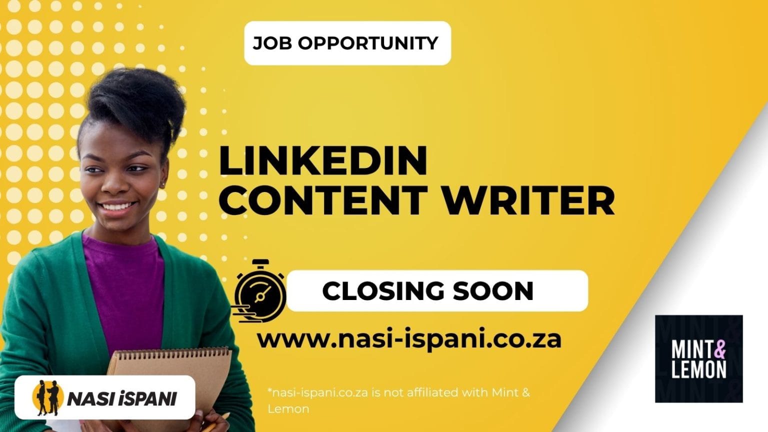 Mint & Lemon LinkedIn Content Writer: Remote Job