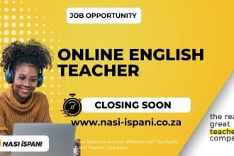 Online English Teacher Job: R107,00/Hour, Remote Job