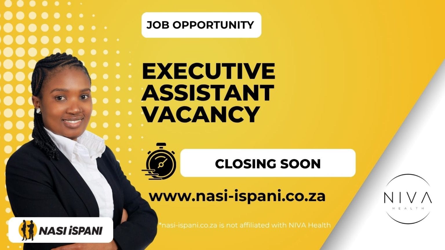 NIVA Health Executive Assistant: R21,000/Month - Remote Job