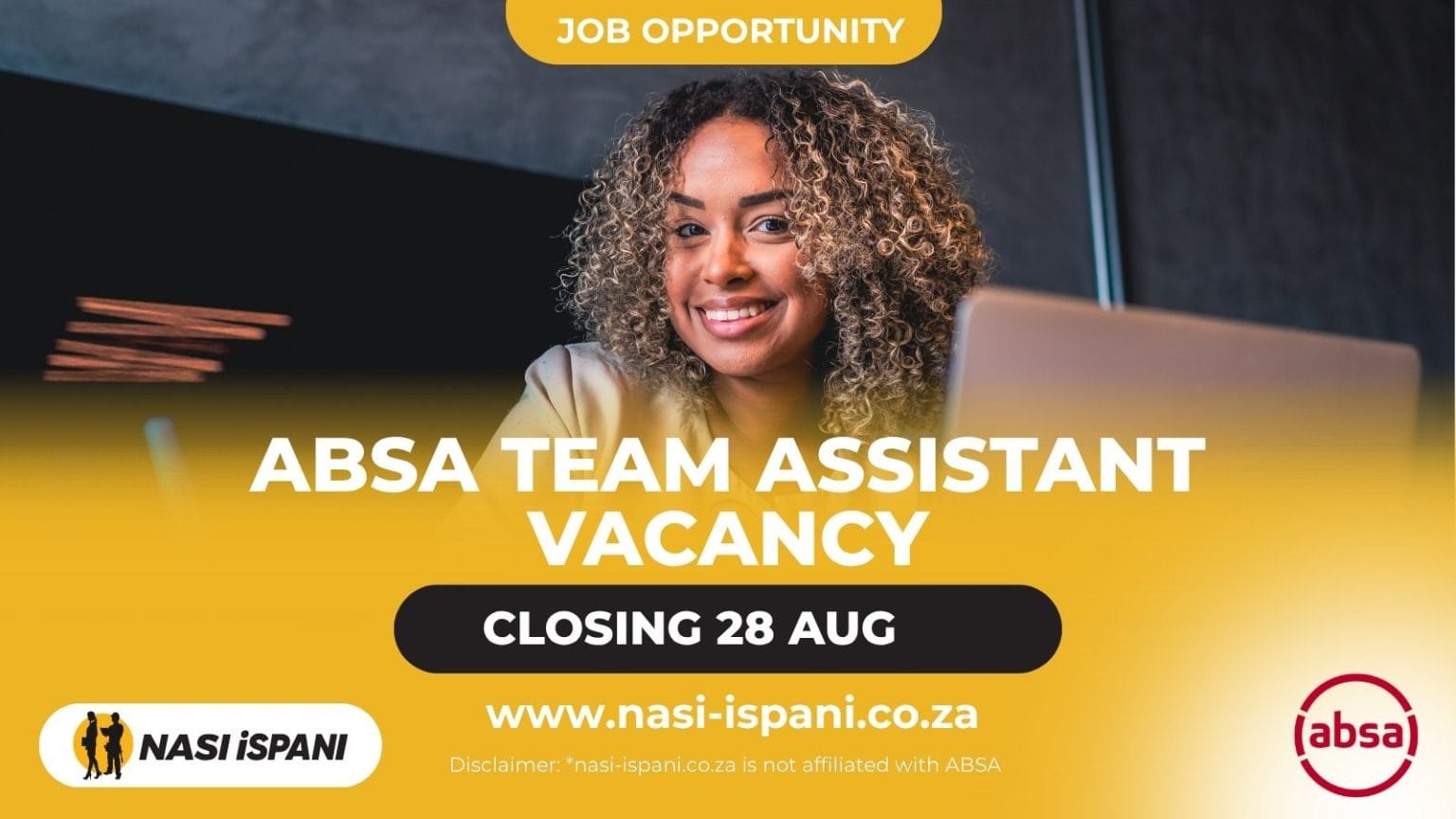 ABSA Team Assistant Vacancy 2026: Full-Time Job in Sandton