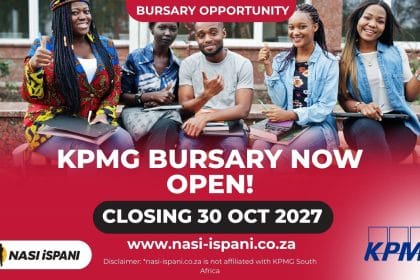 KPMG Bursary 2027: CA(SA) Studies, Closes 30 October