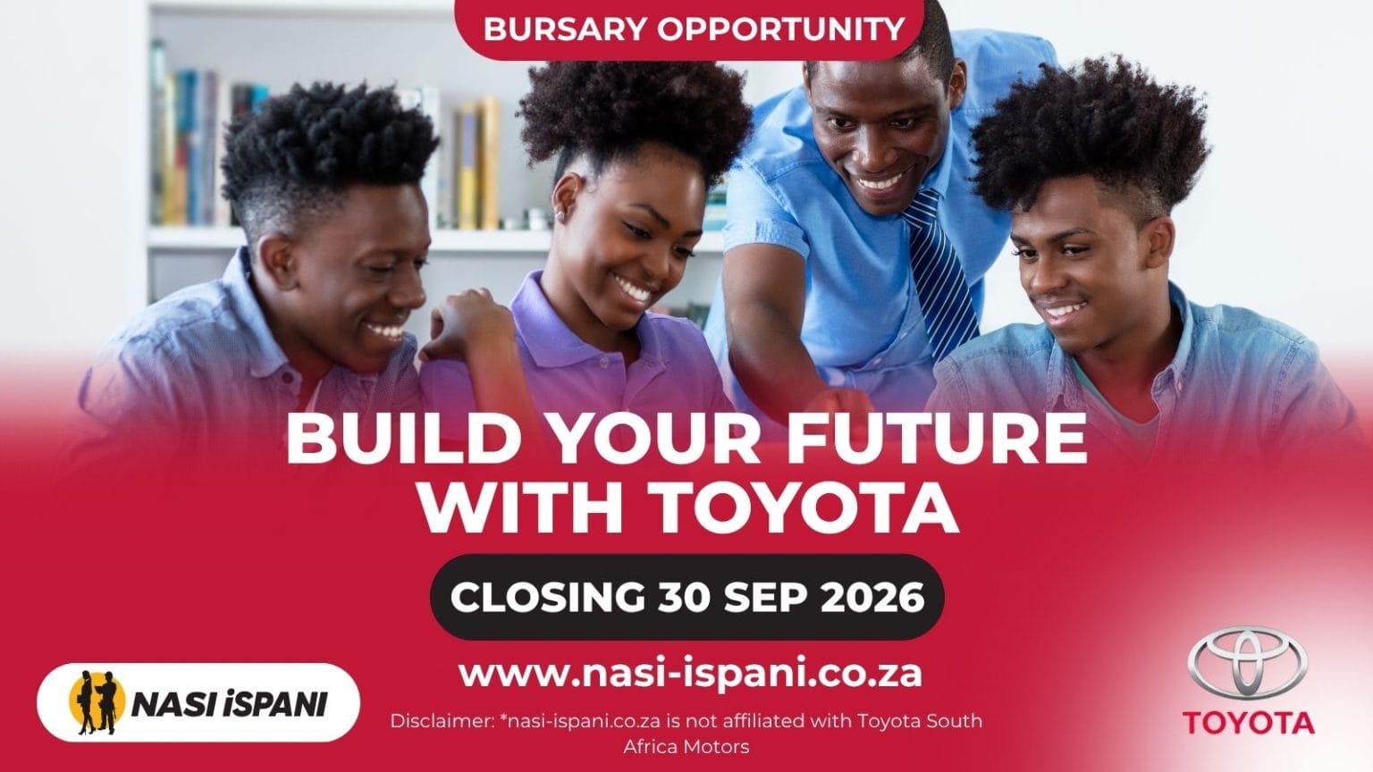 Toyota Bursary 2027: Study Funding & Vacation Work, Apply by 30 September