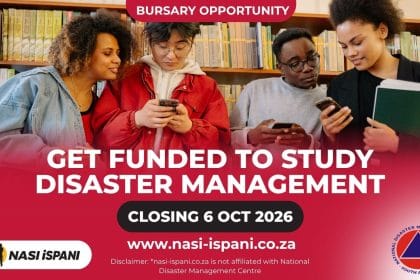 NDMC Bursary 2027: Disaster Management & Fire Engineering Funding, Closes 6 October