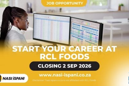 RCL Foods Data Capturer Job 2026: Closes 2 September