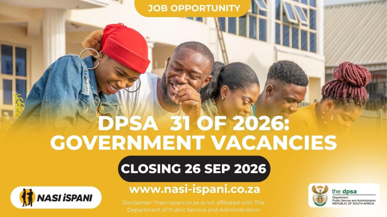 DPSA Circular 31 Of 2026: Latest Government Vacancies - Apply Now