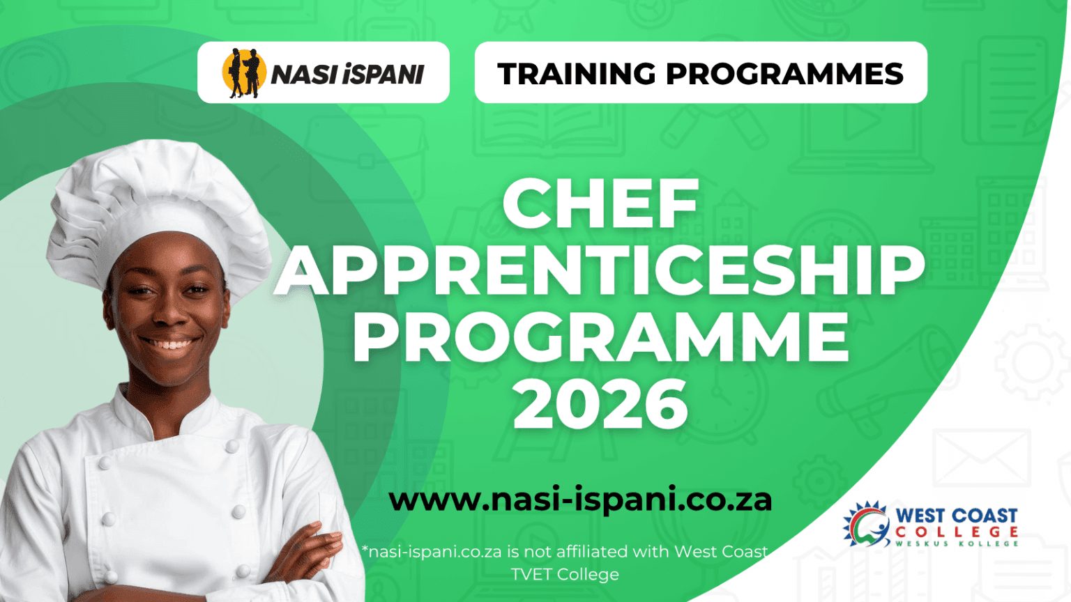 Chef Apprenticeship Programme 2026 at West Coast TVET College