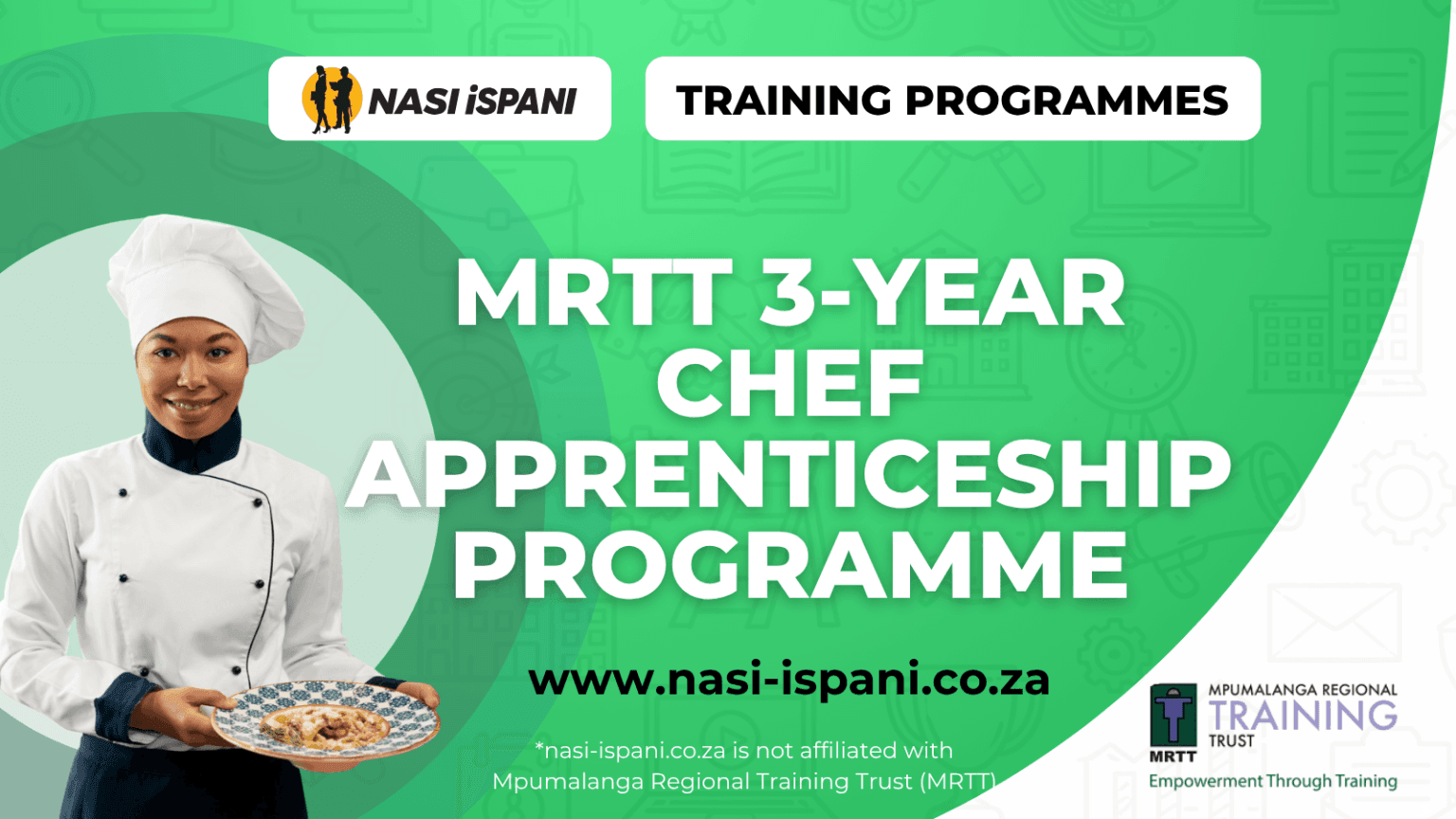 MRTT 3-Year Chef Apprenticeship Programme 2026