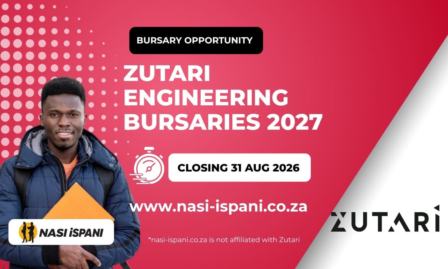 Zutari Engineering Bursaries 2027, closing 31 August 2026