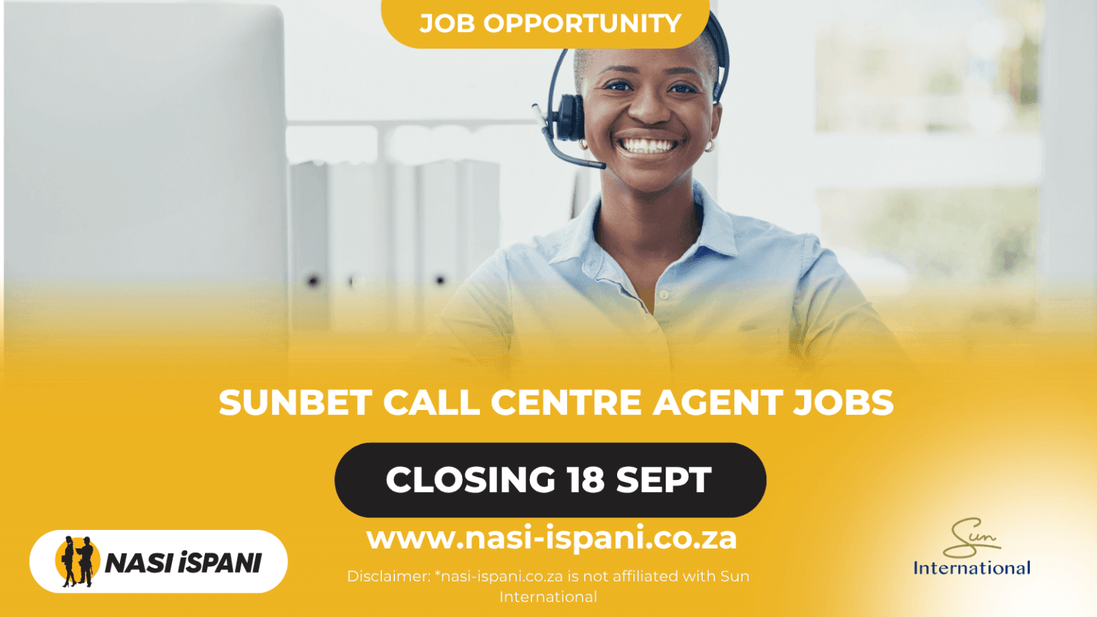 SunBet Call Centre Agent Jobs: 8 Permanent Positions Available
