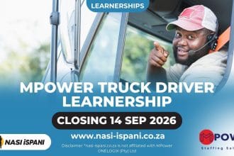 MPower Truck Driver Learnership 2026: R4,000 Stipend, Closes 14 September - Apply Now