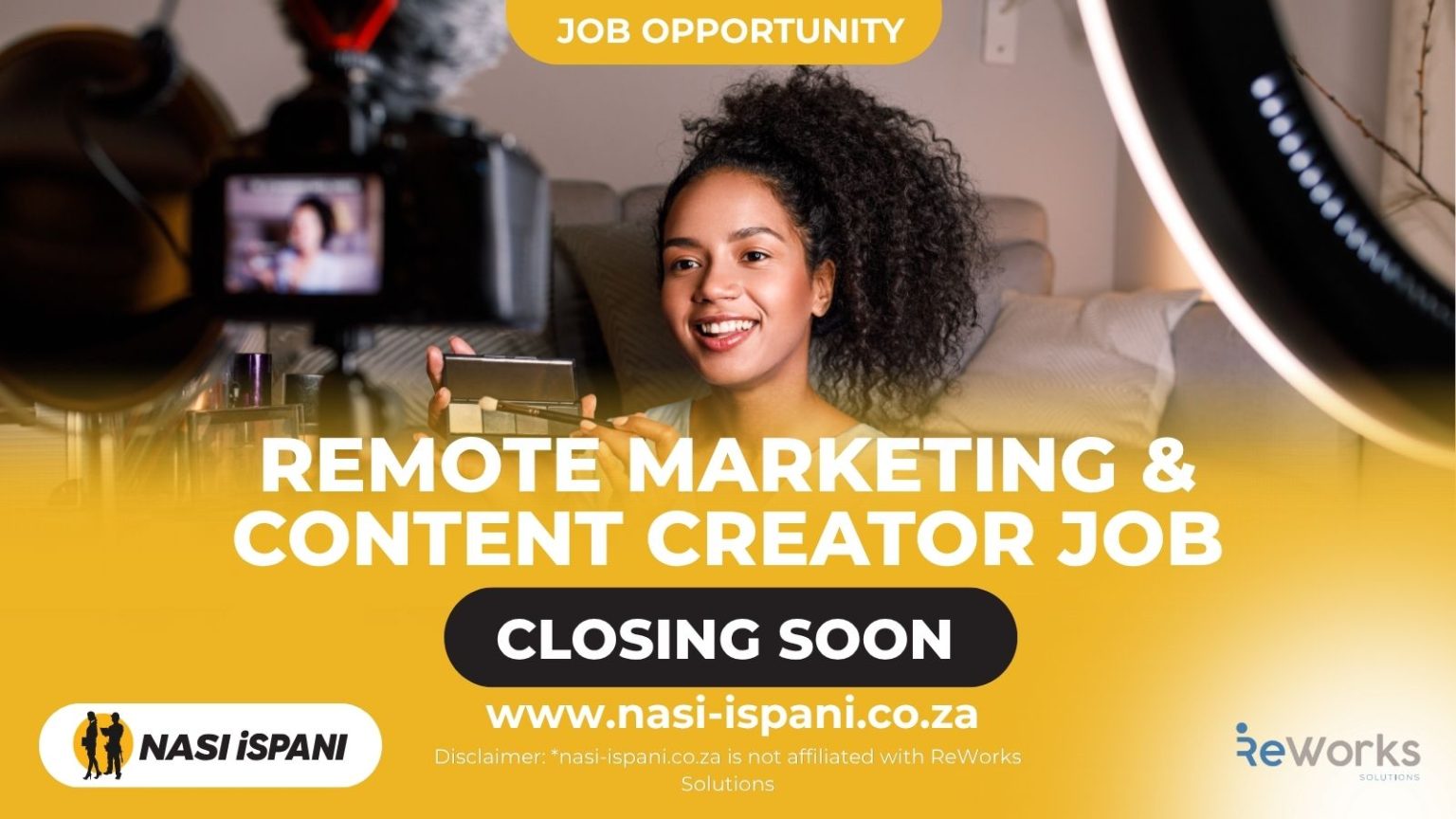 Marketing and Content Creator Job 2026: Remote, Full-Time