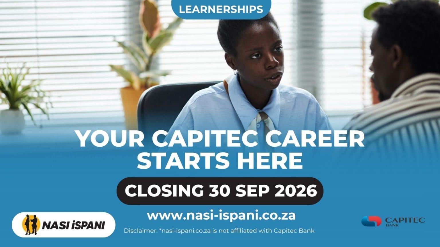 Capitec Bank Better Champion Learnership 2026: R8,500/Month, Closes 30 September