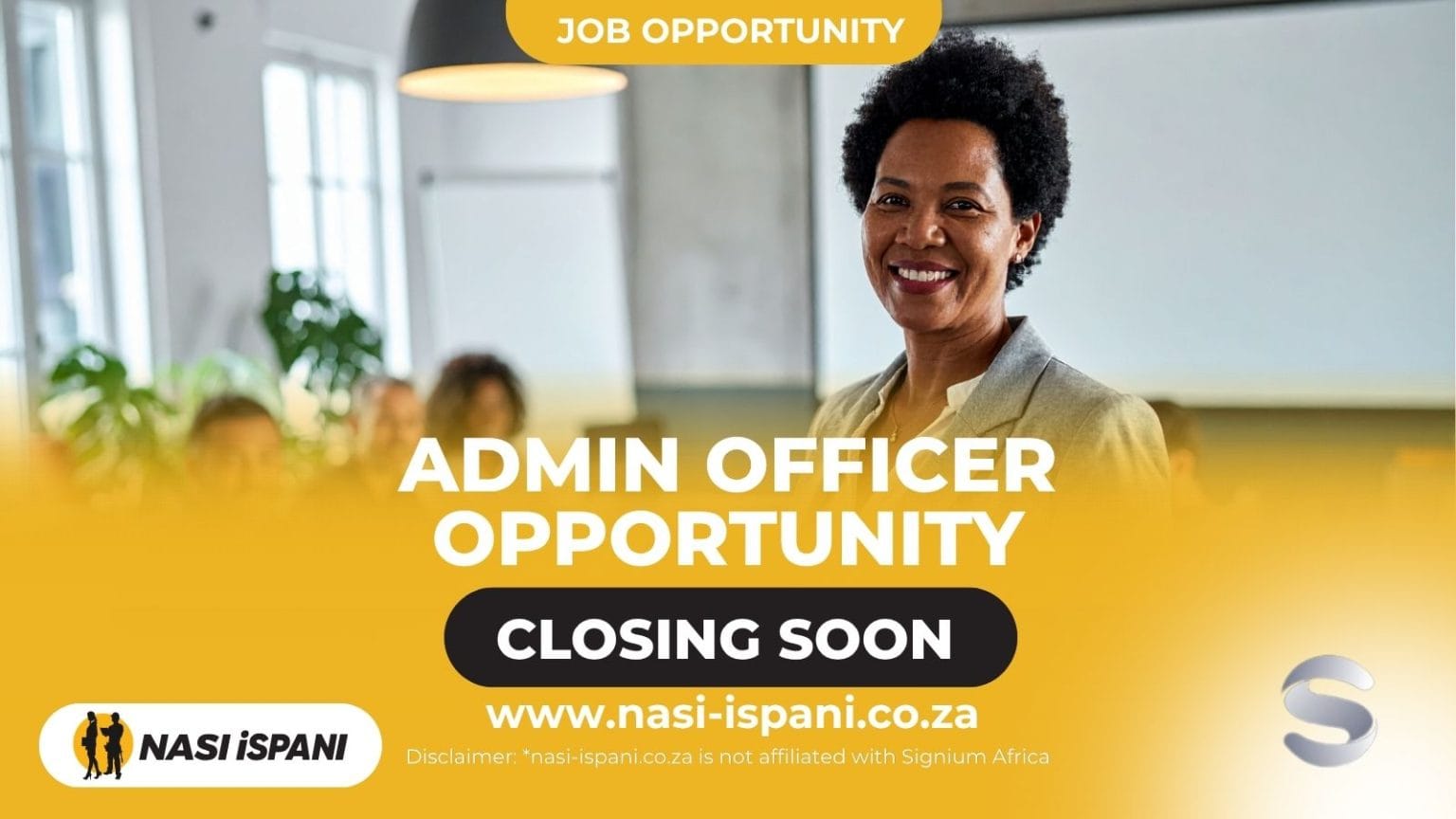 Signium Africa Admin Officer Job 2026: 3–5 Years’ Experience, Randburg