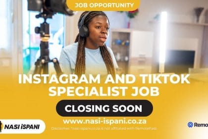Instagram and TikTok Specialist Job 2026: Remote, 2–5 Years’ Experience