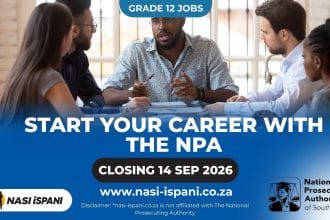 NPA Entry-Level Jobs 2026: R237,453/Year, Grade 12 Only, Closes 14 September