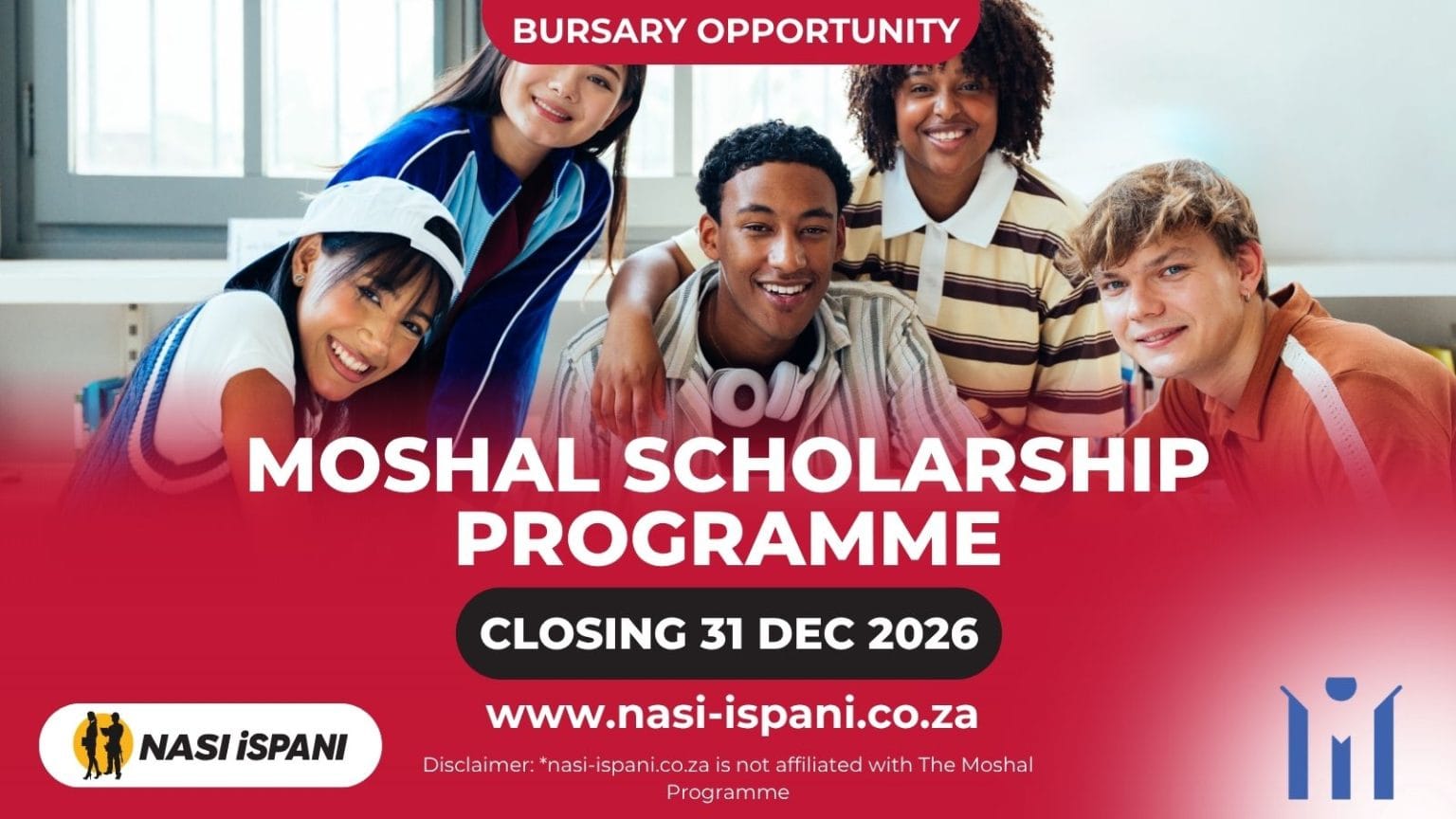 Moshal Scholarship Programme 2027: Full Tuition, Living Allowance & Laptop