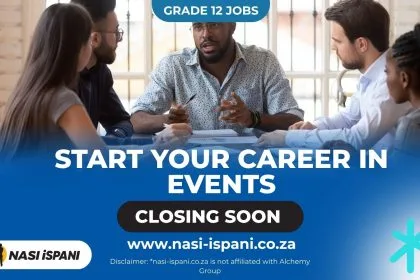 Alchemy Group Event Production Assistant Job 2026: Grade 12, Johannesburg