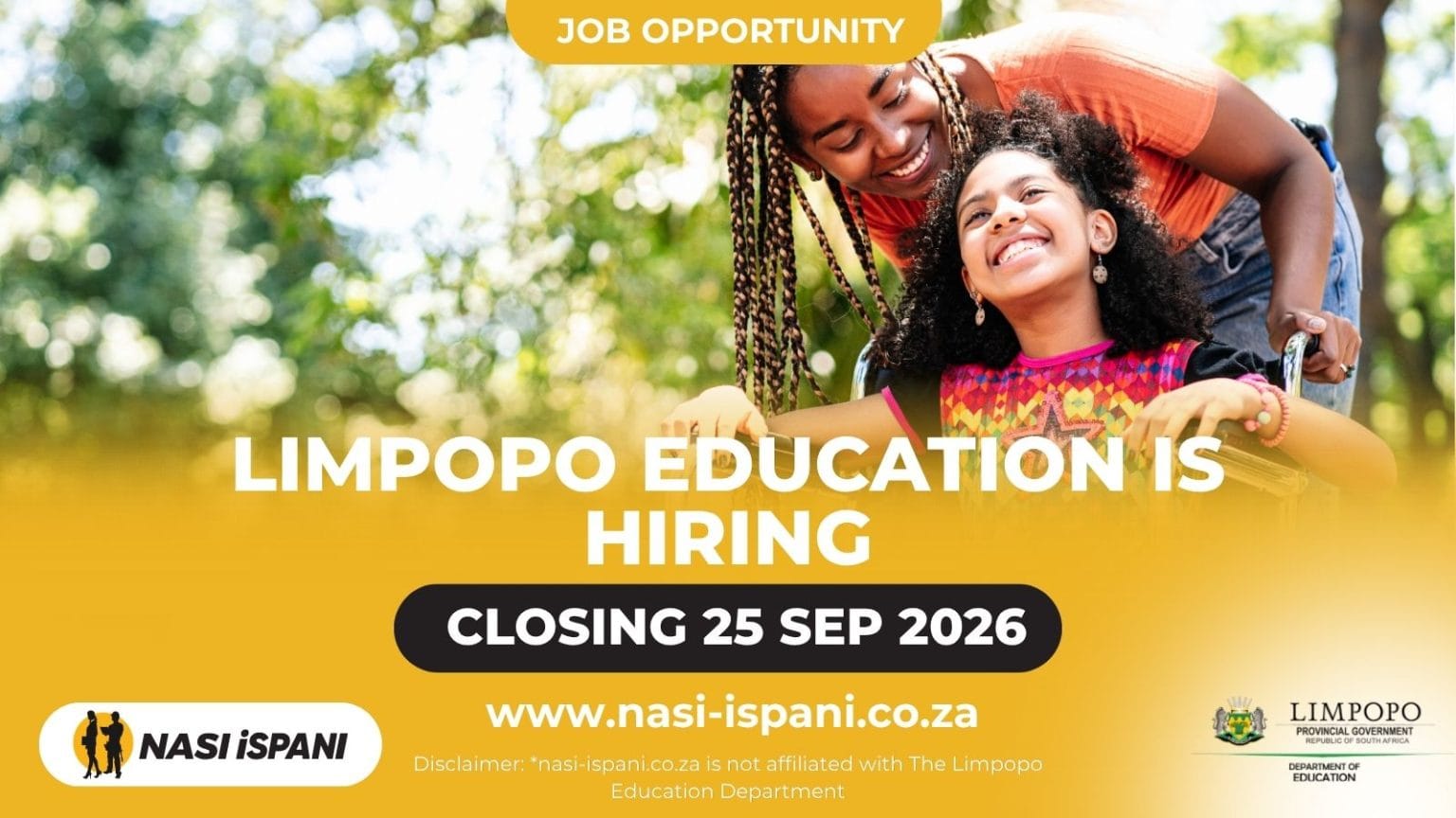 Limpopo Education Caregiver Jobs 2026: R4,500/Month, 37 Posts, Grade 10