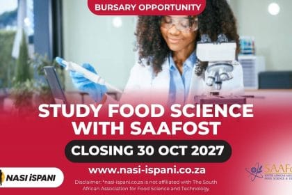 SAAFoST Bursary 2027: R60,000/Year for Food Science Students, Closes 30 October