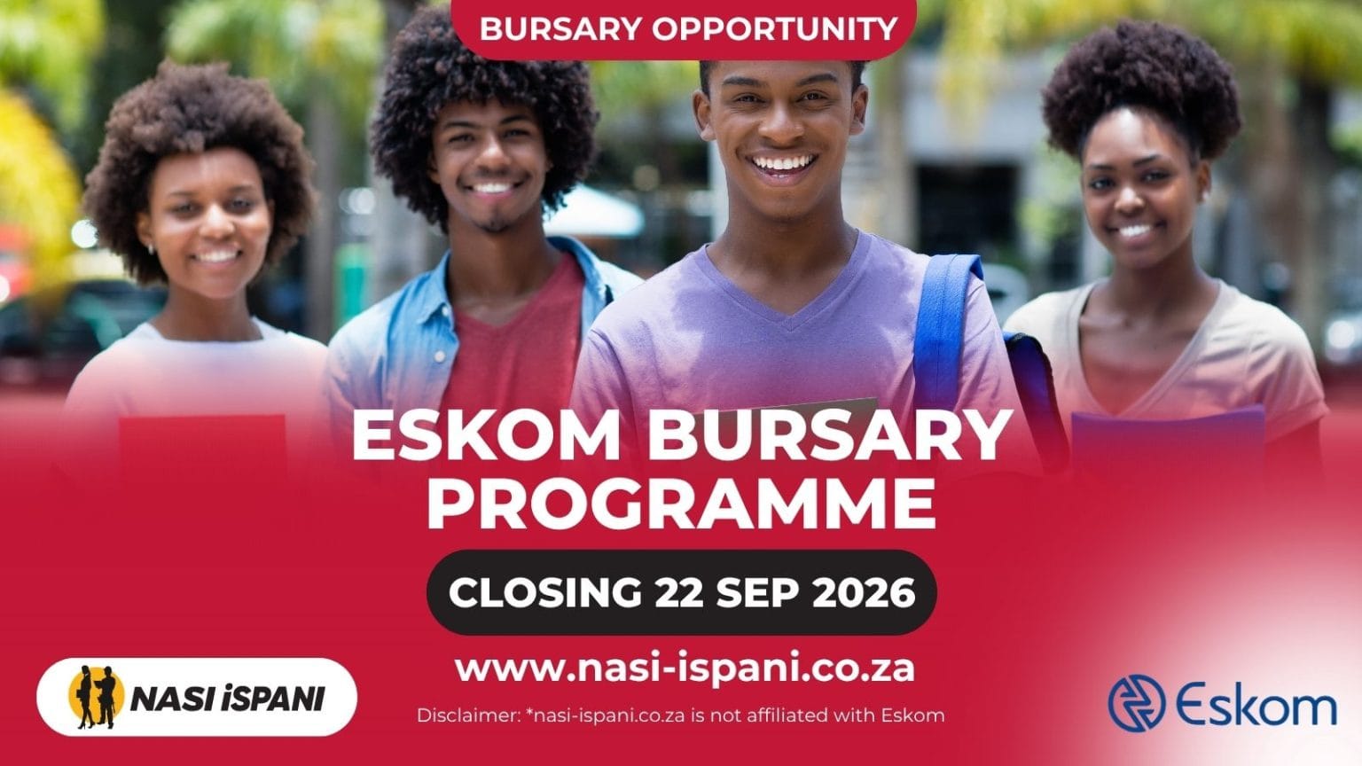Eskom Bursary Programme 2027: Engineering, IT & More, Closes 22 September