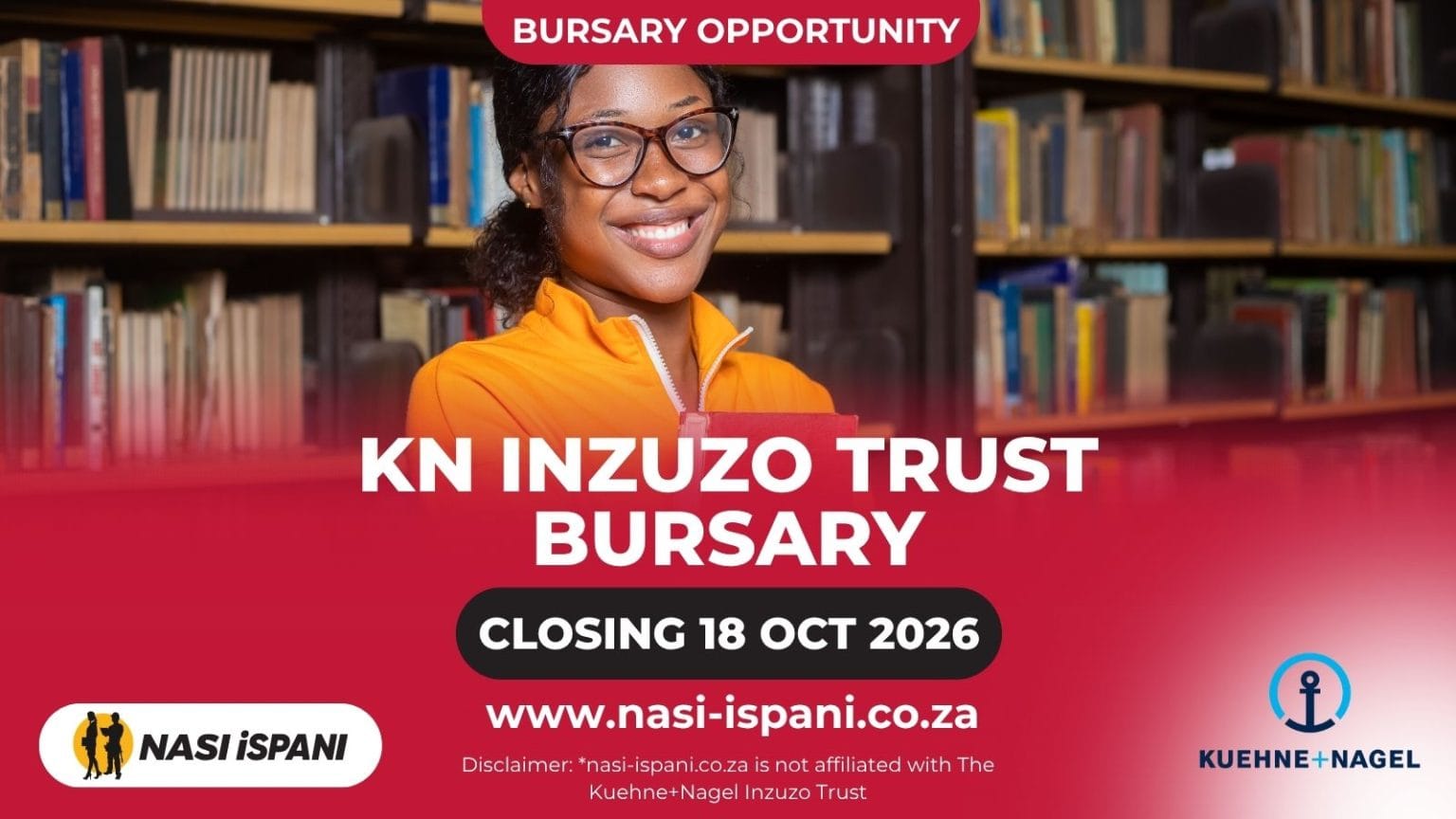 KN Inzuzo Trust Bursary 2027: Logistics, Accounting & IT Students, Closes 18 October