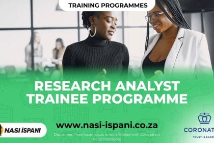 Coronation Research Analyst Trainee Programme 2027: Cape Town & Johannesburg, Closes 30 November