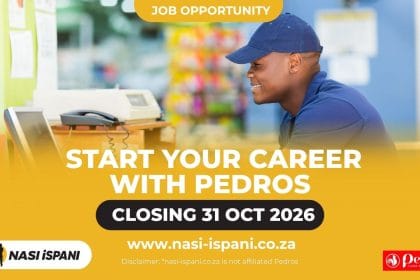 Pedros Jobs 2026: Various Jobs & Locations, Closes 31 October