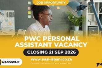 PwC Personal Assistant Job 2026: 5+ Years’ Experience, Closes 21 September
