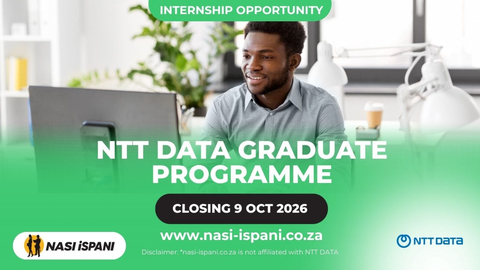 NTT DATA Young Talent Graduate Programme 2027: IT, Commerce & Engineering, Closes 9 October
