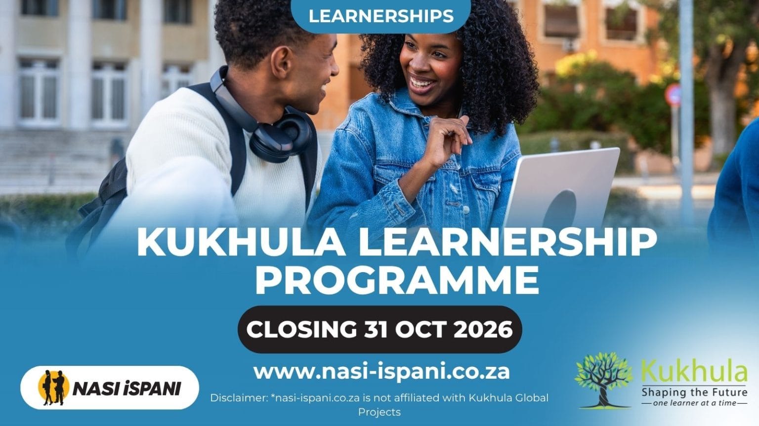 Kukhula Learnership Programme 2026: Paid Training, Closes 31 October