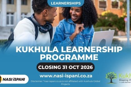 Kukhula Learnership Programme 2026: Paid Training, Closes 31 October