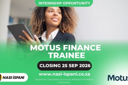 Motus Finance Trainee 2026: 12-Month Contract, Closes 25 September