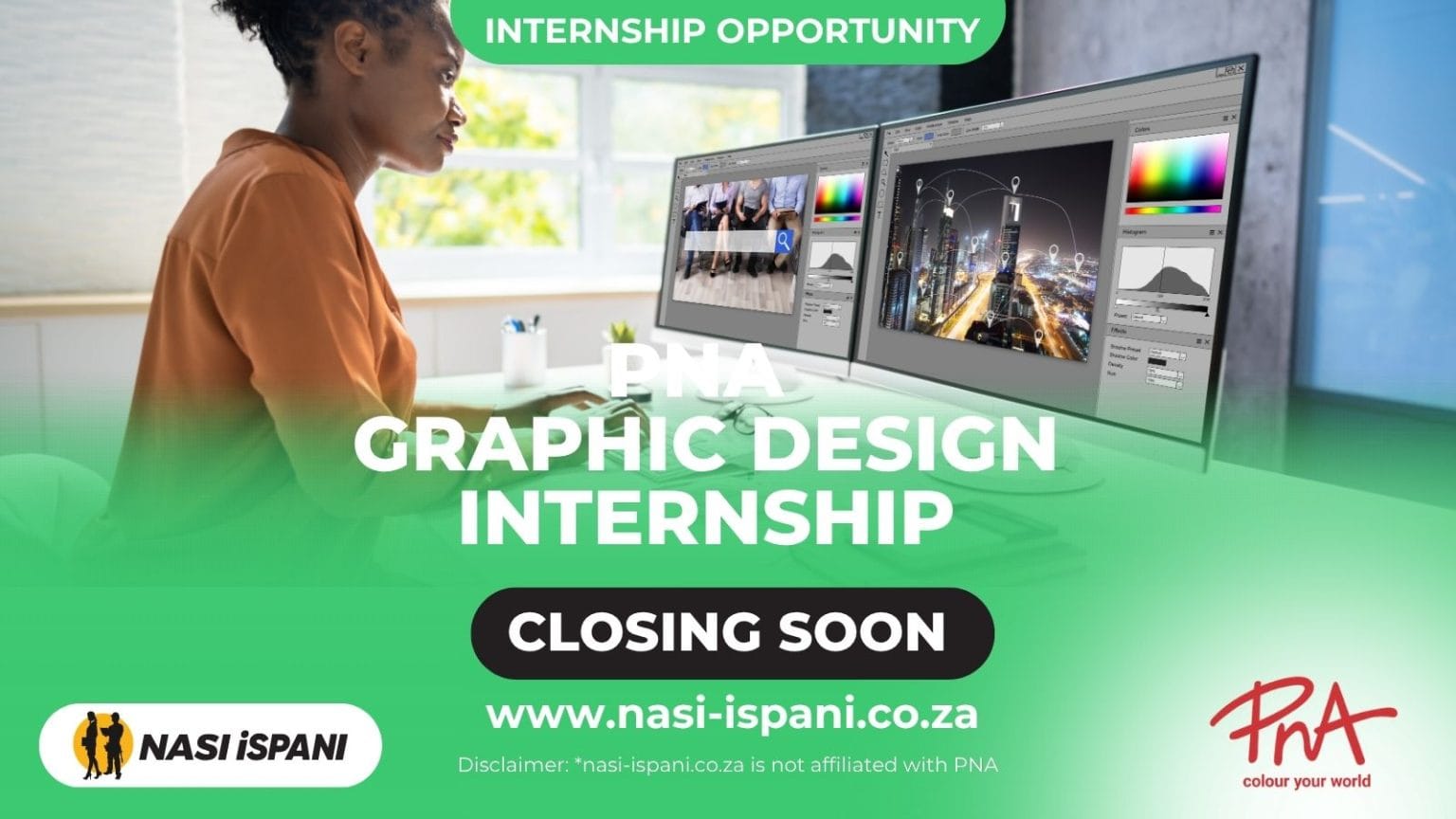 PNA Graphic Design Internship 2026: Johannesburg, Gauteng