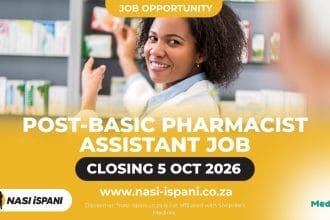Shoprite Post-Basic Pharmacist Assistant Job 2026: Johannesburg, Closes 5 October