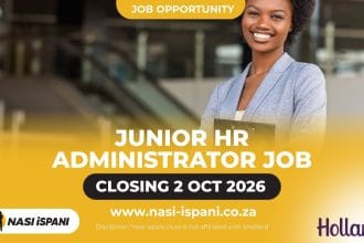 Hollard Junior HR Administrator Job 2026: Closes 2 October