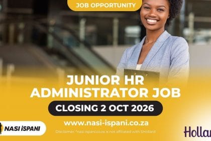 Hollard Junior HR Administrator Job 2026: Closes 2 October