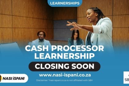 SBV Cash Processor Learnership 2026: Grade 12, Various Locations