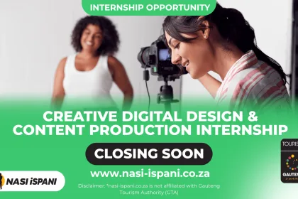 Gauteng Tourism Authority Creative Digital Design & Content Production Internship