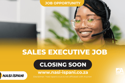 Sales Executive Job: Earn Up to R25 000/Month + Commission