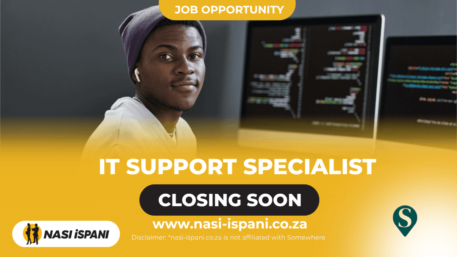 IT Support Specialist – Earn Up to R36 500/Month in Fully Remote Role