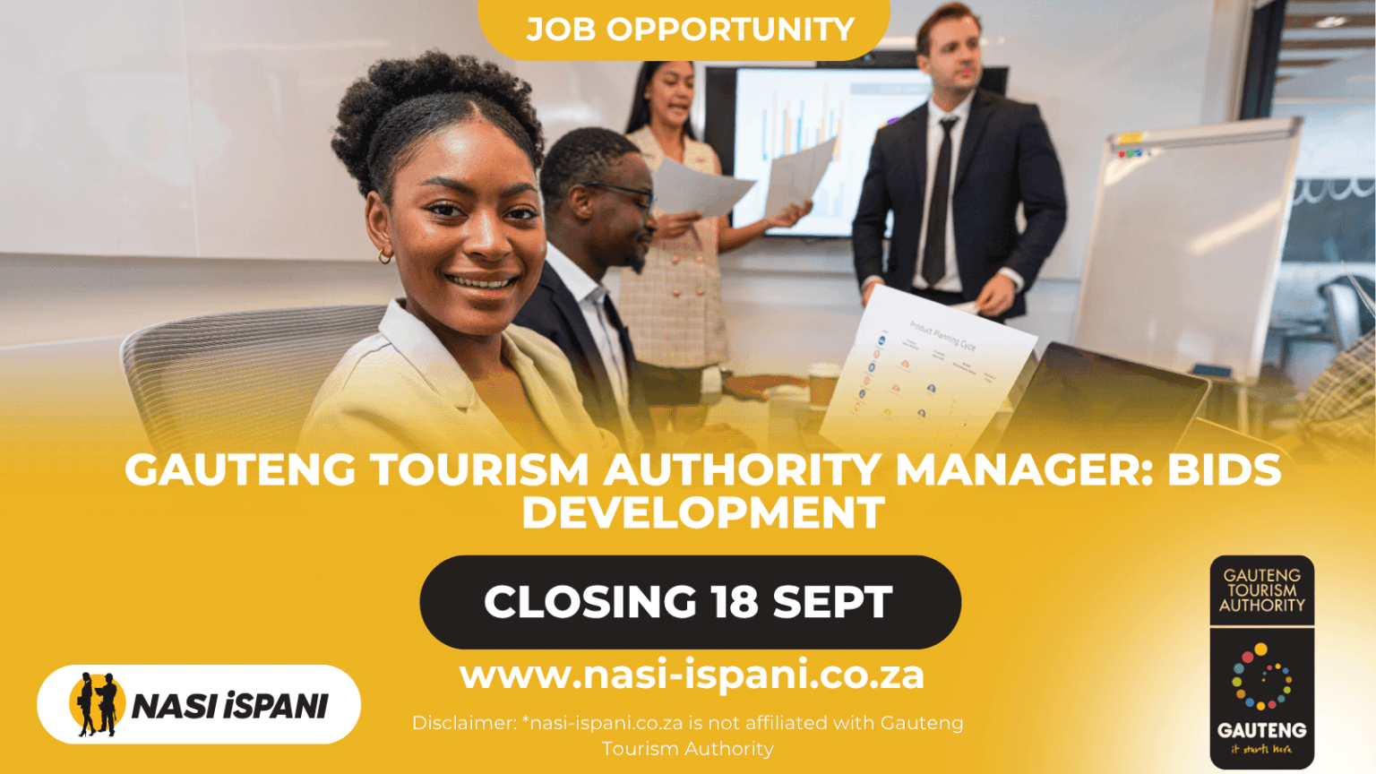 Gauteng Tourism Authority Manager: Bids Development - Reference: BIDS/2026