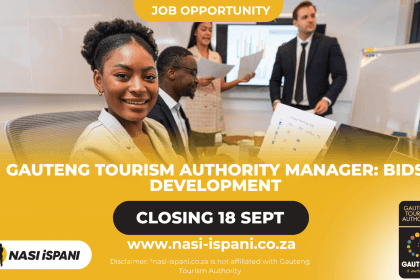 Gauteng Tourism Authority Manager: Bids Development - Reference: BIDS/2026