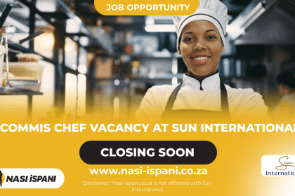 Commis Chef Vacancy at Sun International