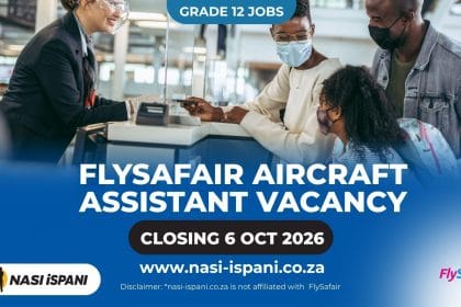 FlySafair Aircraft Assistant Job 2026: Johannesburg, Closes 6 October