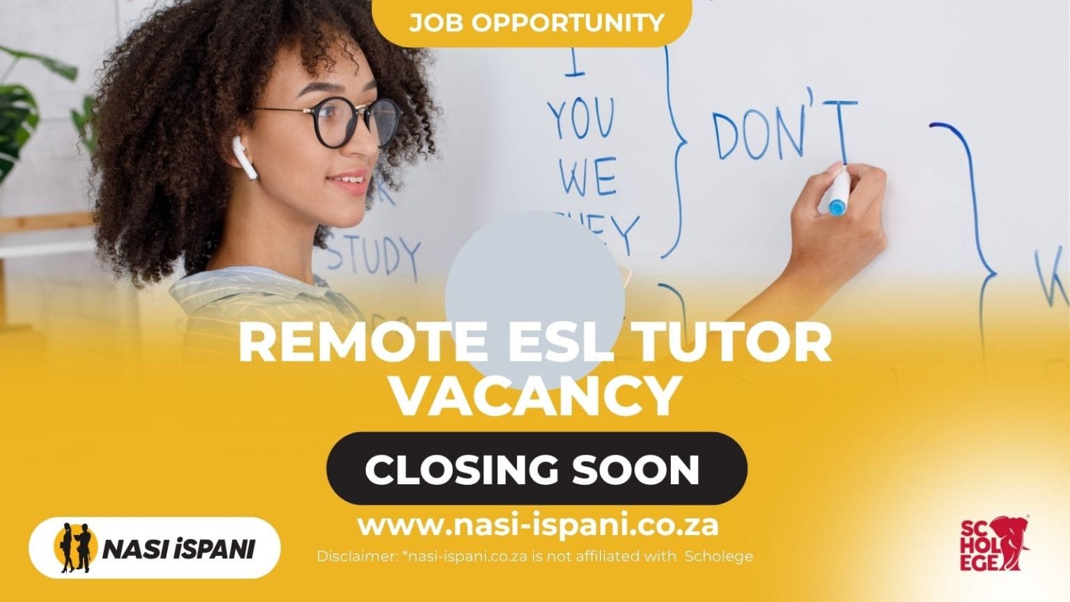 Remote ESL Tutor Job 2026: Up to R350/Hour, Part-Time